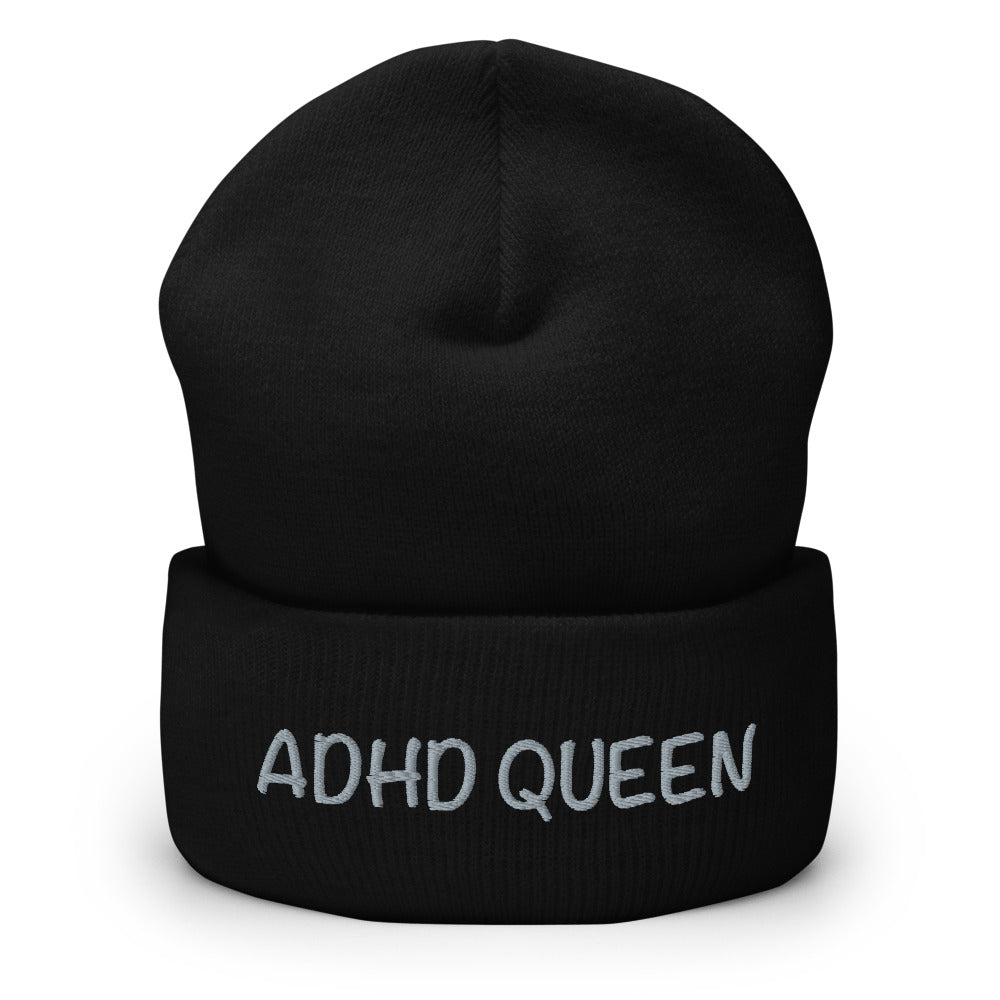 Cuffed ADHD QUEEN Beanie