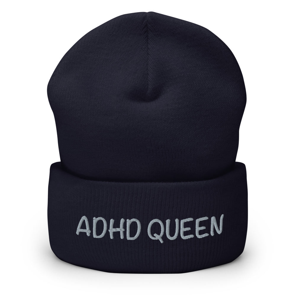 Cuffed ADHD QUEEN Beanie