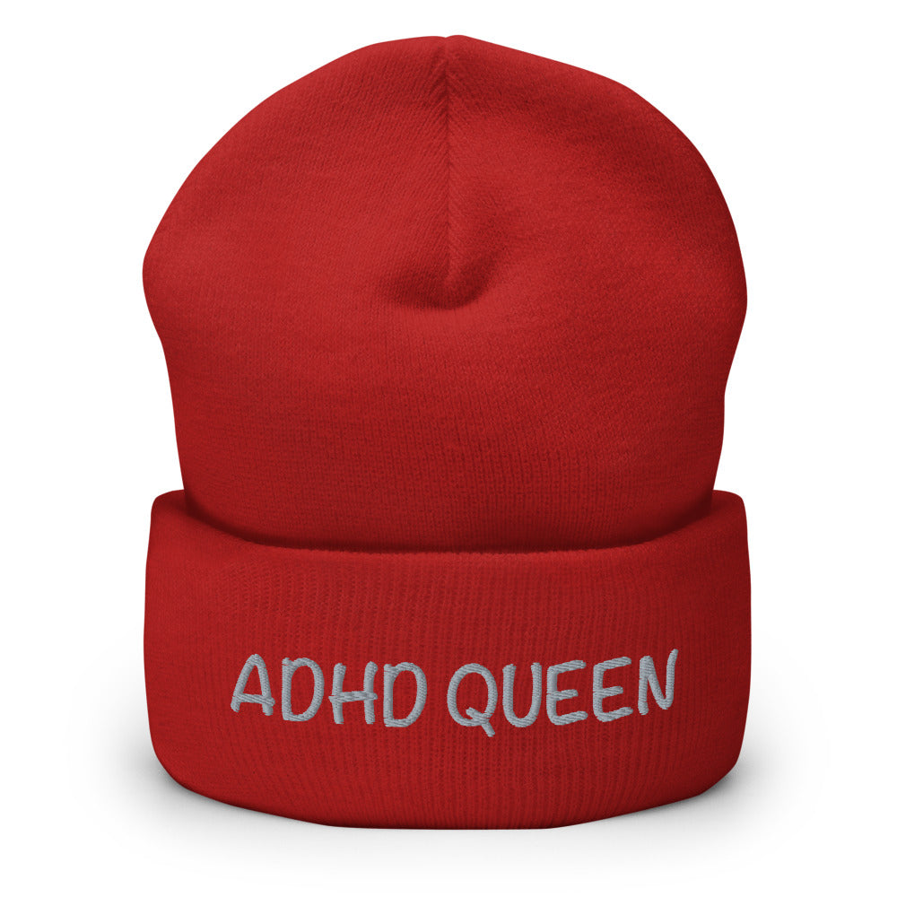 Cuffed ADHD QUEEN Beanie