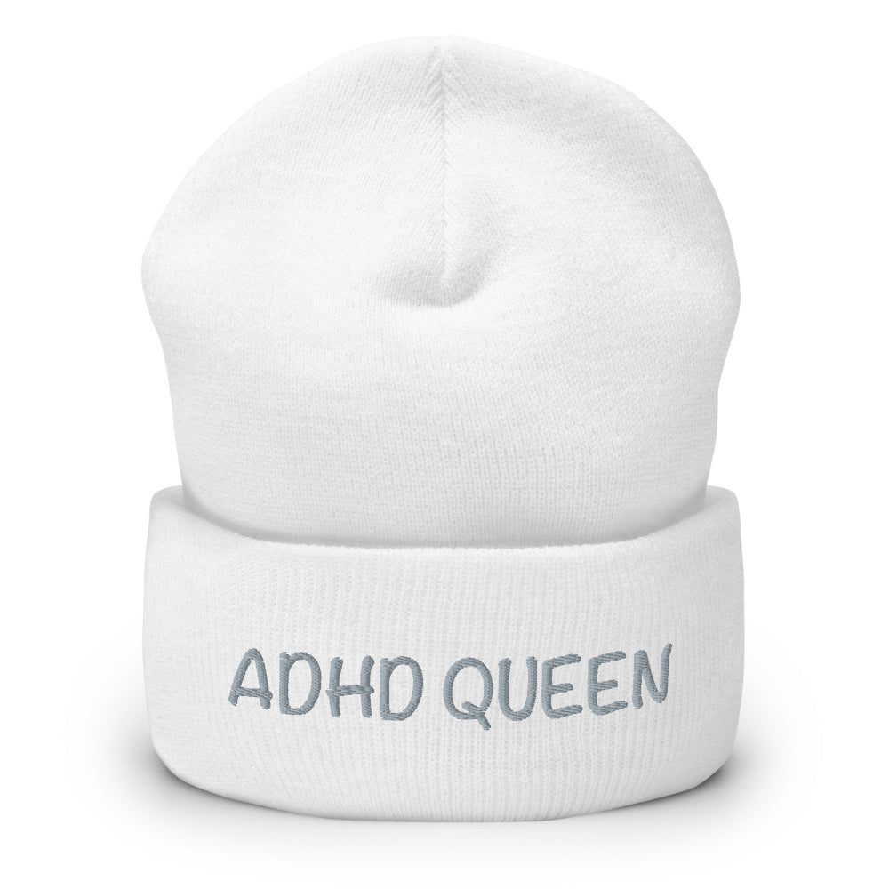 Cuffed ADHD QUEEN Beanie